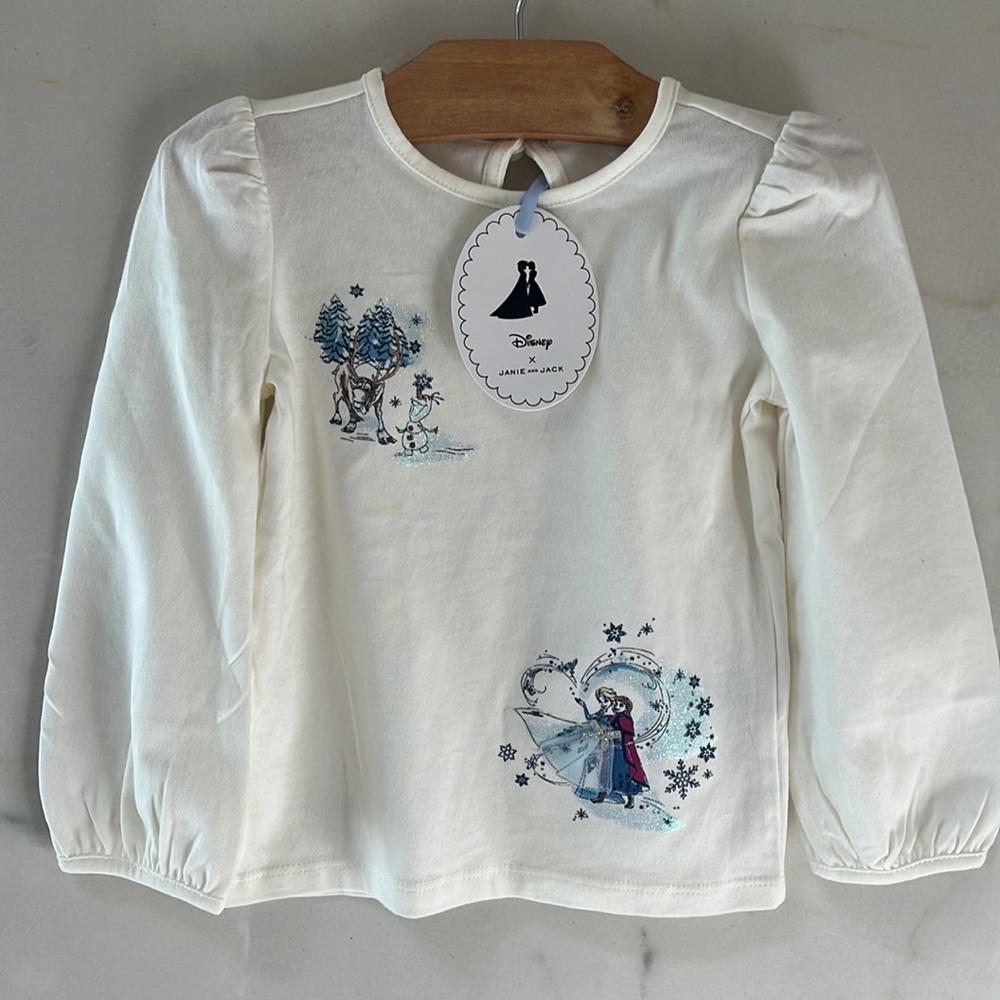 Janie and Jack Disney Frozen Shirt Size 2T
